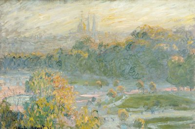 The Tuileries (study) by Claude Monet
